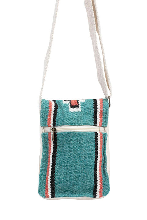 SCULLY: Turquoise Mini Saddle Blanket Purse