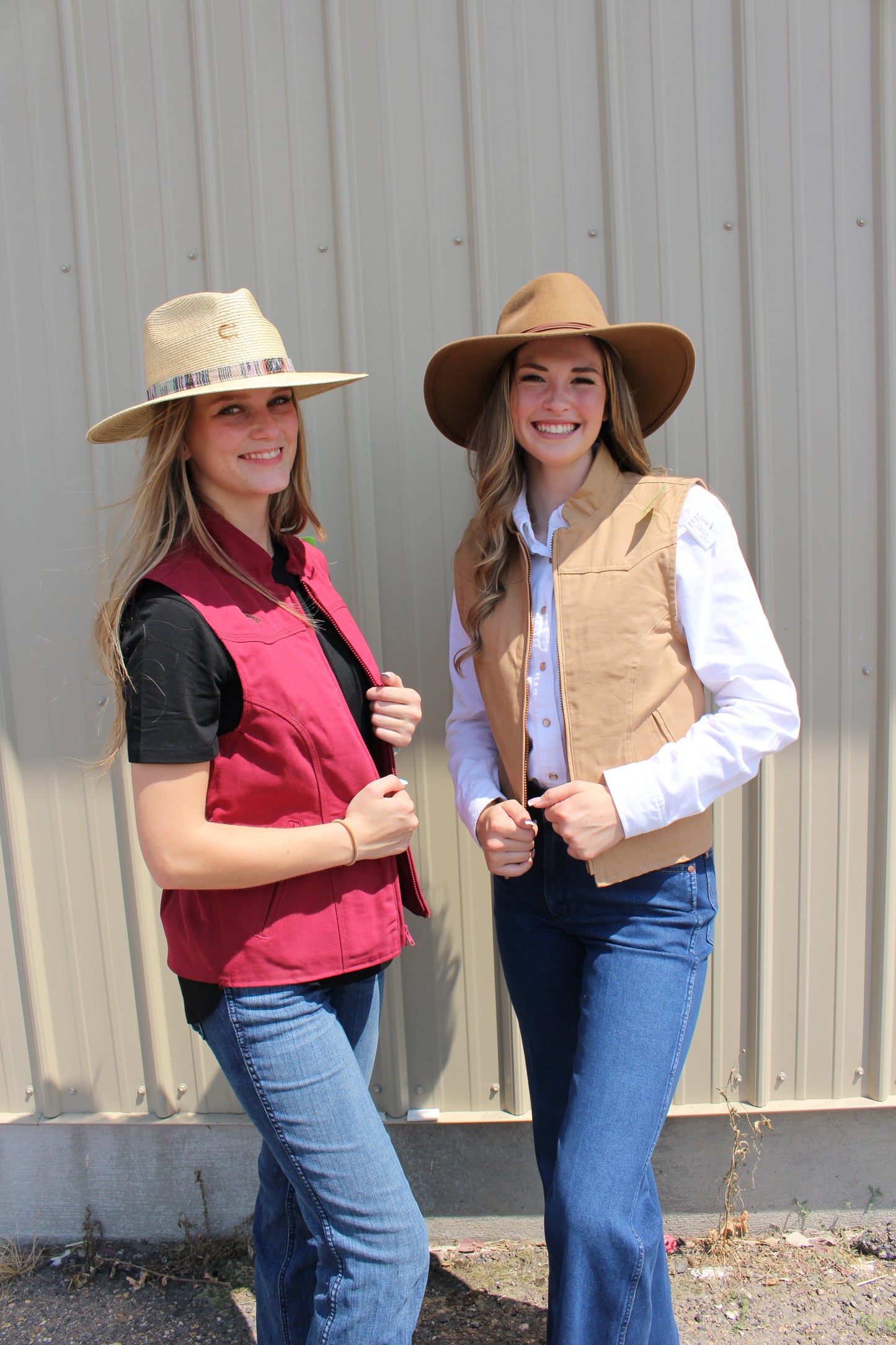 WYOMING TRADERS WOMEN'S CALAMITY CONCEALED CARRY VEST CRANBERRY