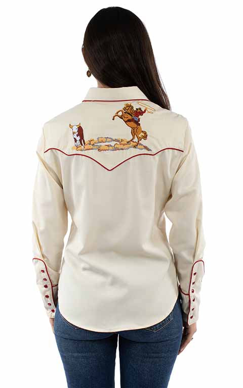 SCULLY- Women's Roping Hereford Button Down