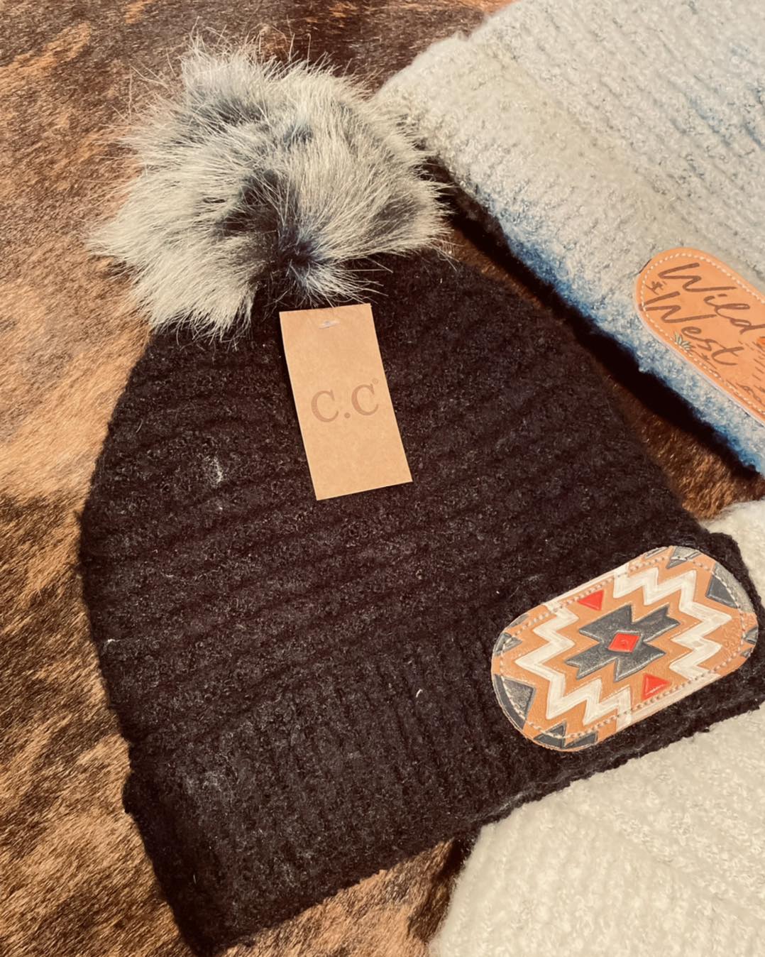 McIntire Saddlery C.C. Pom-Pom Beanies