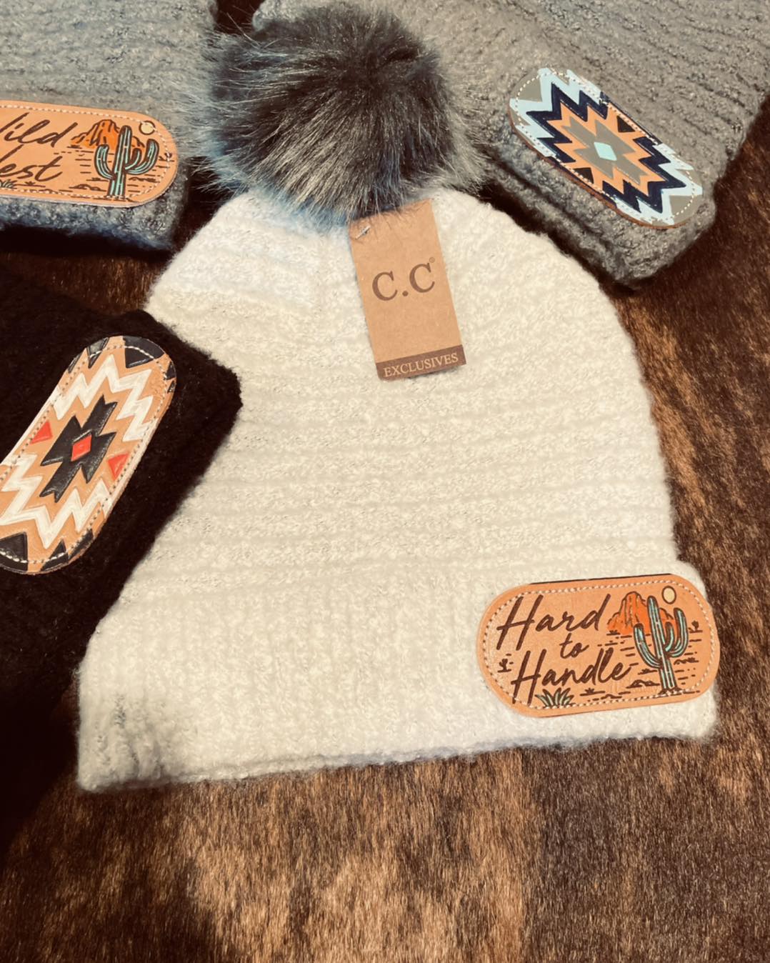 McIntire Saddlery C.C. Pom-Pom Beanies