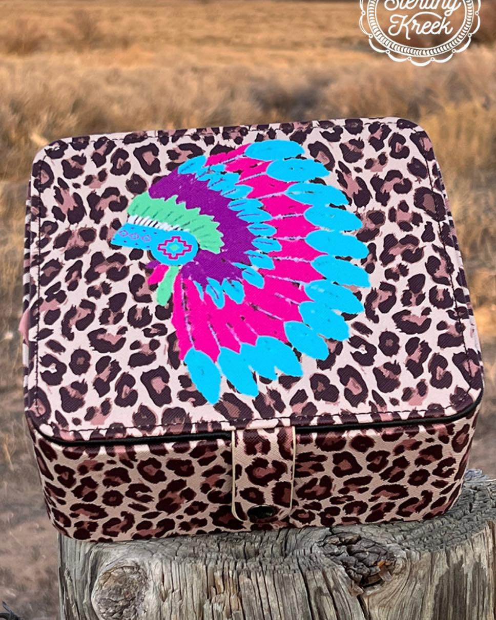 Chief Head Dress Jewelry Box