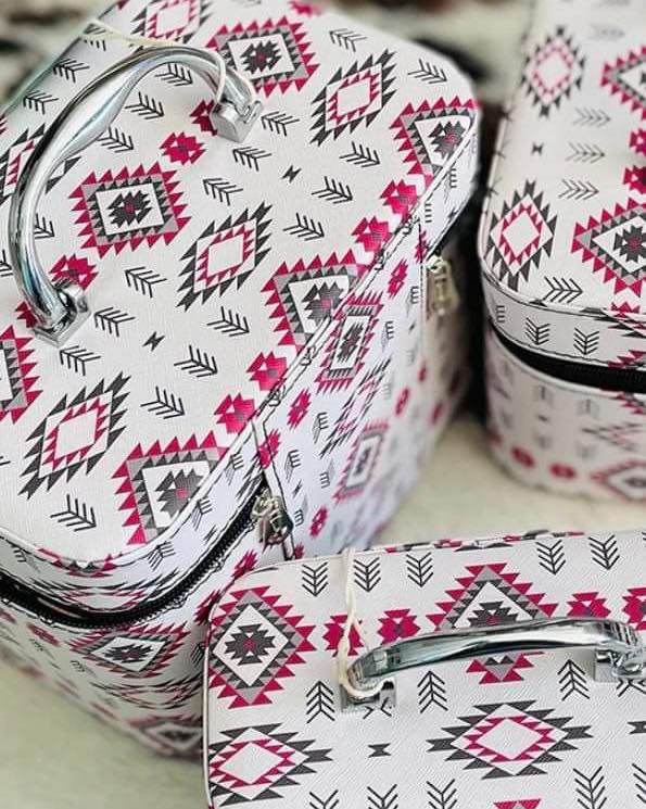 White Aztec Caddy Set