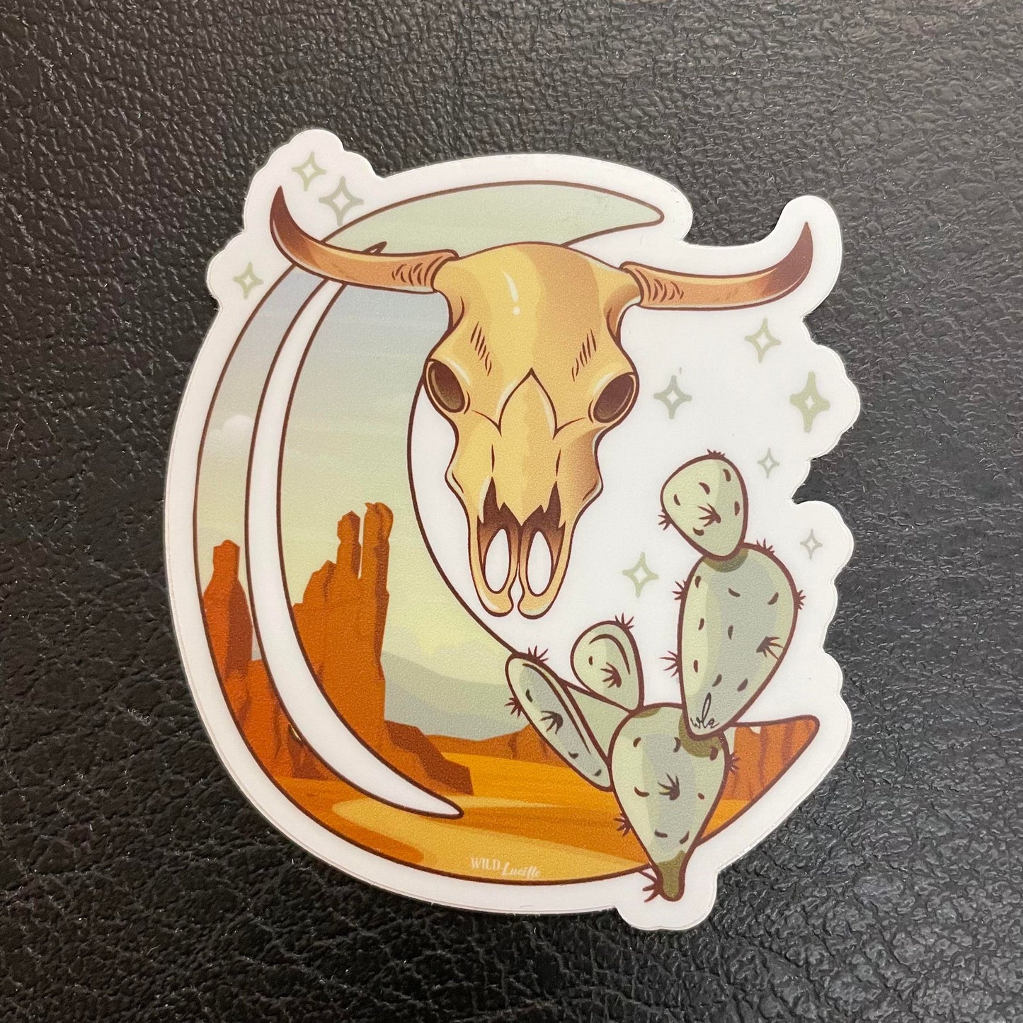 Desert Moon Decal Sticker
