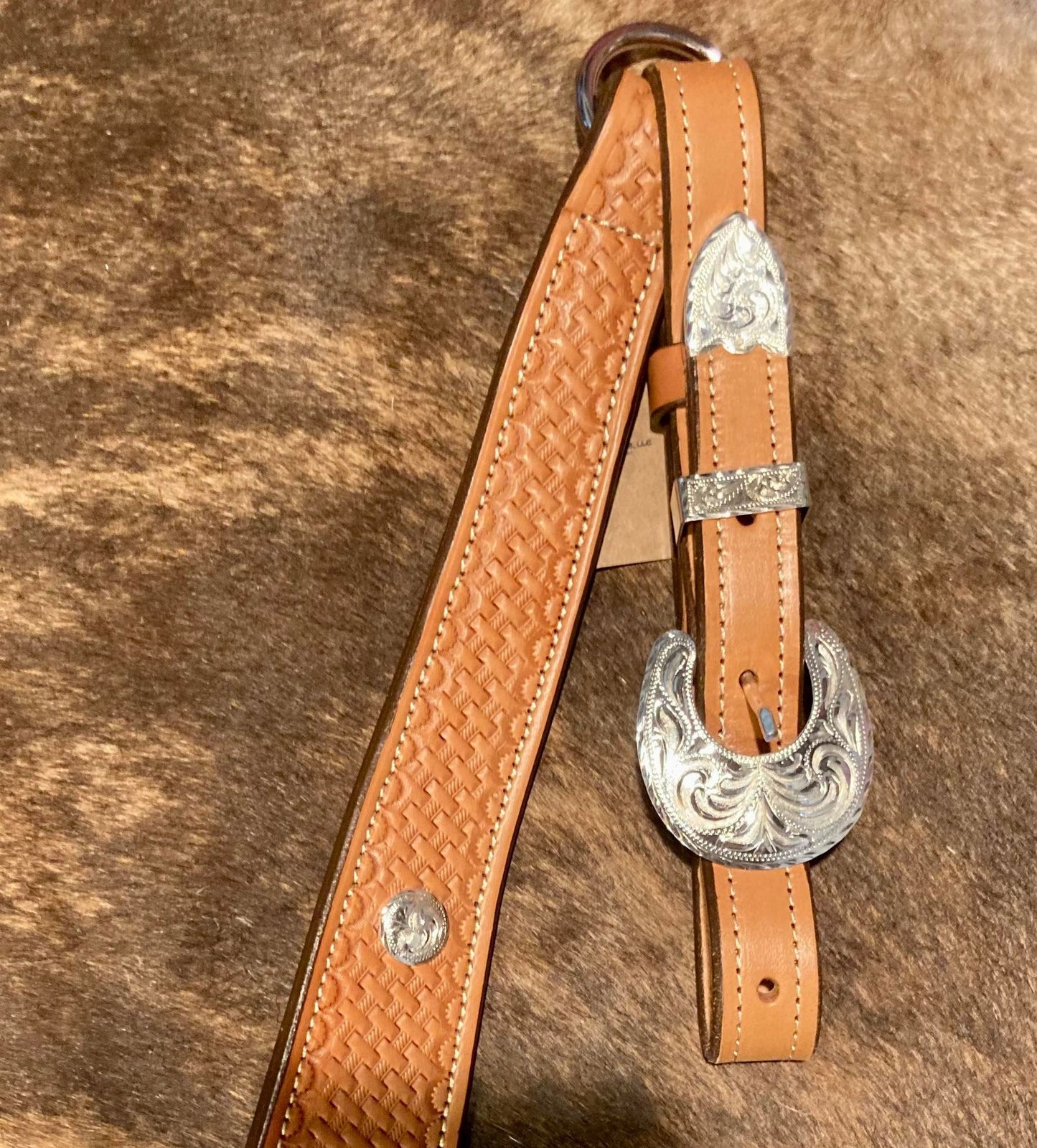 Valkarie Equine Breast Collar: Natural Vaquero
