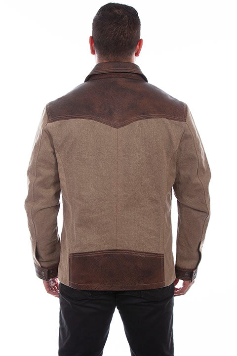 Scully Men's Grey Two-Toned Coat