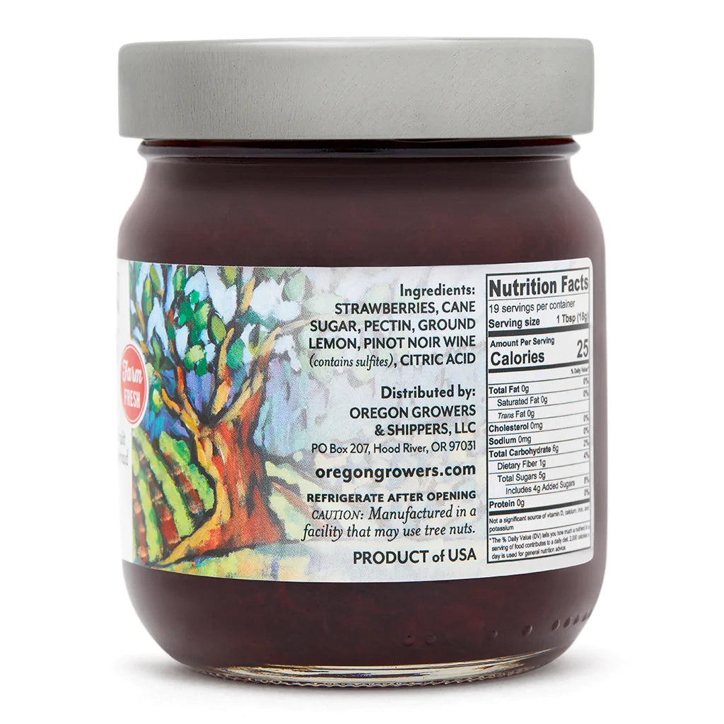 Strawberry Pinot Noir Jam