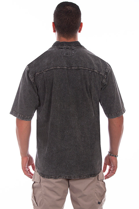SCULLY: Men's Casual Short Sleeve Traveling Button Down (SO MANY COLORS!)