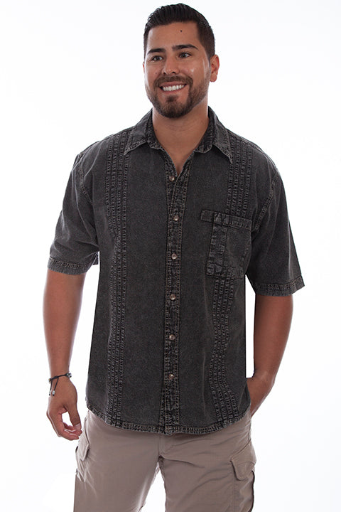 SCULLY: Men's Casual Short Sleeve Traveling Button Down (SO MANY COLORS!)