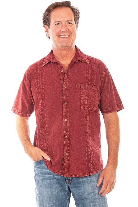 SCULLY: Men's Casual Short Sleeve Traveling Button Down (SO MANY COLORS!)