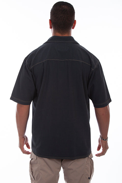 SCULLY: Men's Casual Short Sleeve Traveling Button Down (SO MANY COLORS!)