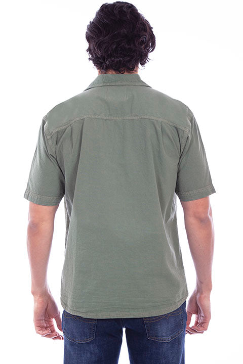 SCULLY: Men's Casual Short Sleeve Traveling Button Down (SO MANY COLORS!)