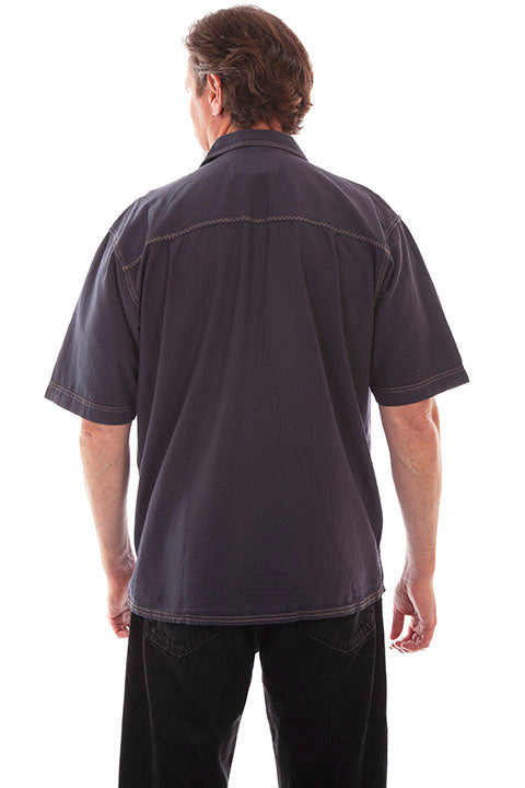 SCULLY: Men's Casual Short Sleeve Traveling Button Down (SO MANY COLORS!)
