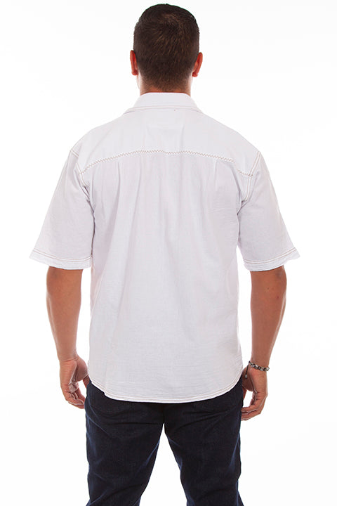 SCULLY: Men's Casual Short Sleeve Traveling Button Down (SO MANY COLORS!)