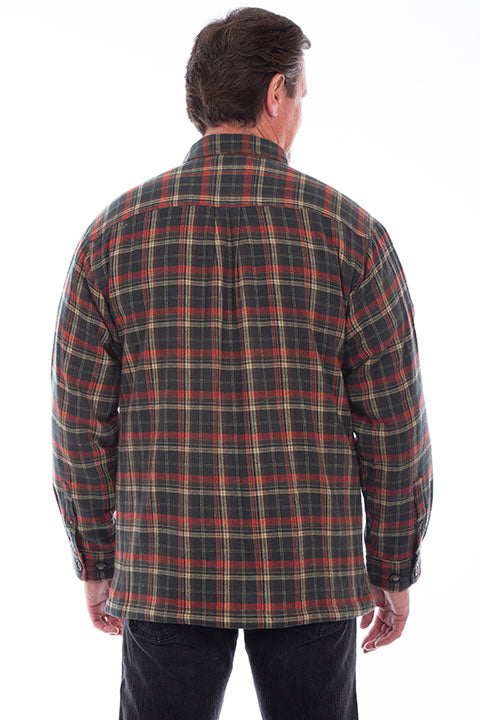 SCULLY: Men's Shera Lined Grey Flannel Jacket