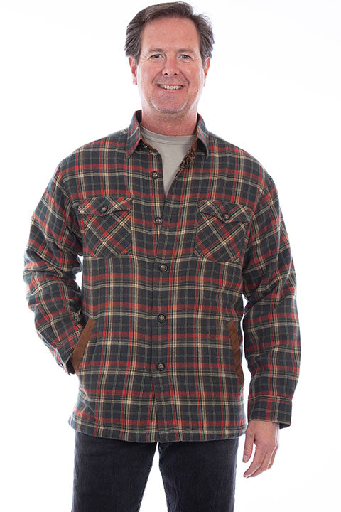 SCULLY: Men's Shera Lined Grey Flannel Jacket
