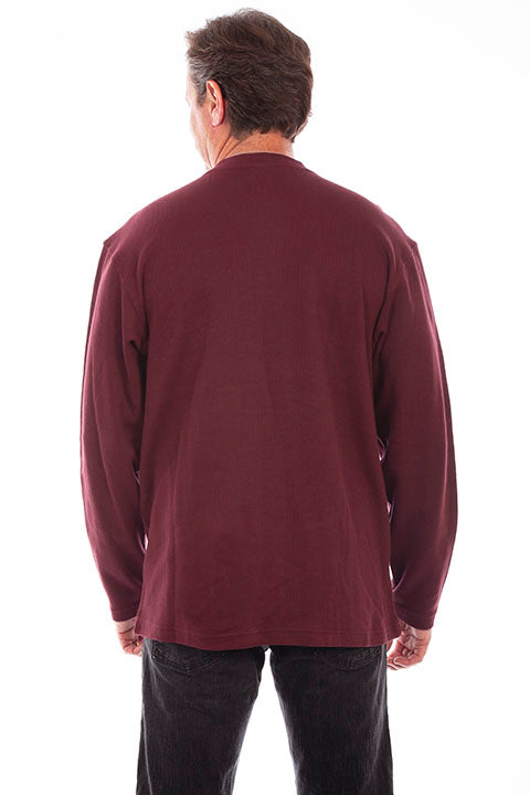 SCULLY: Men's Casual Knit Long sleeve Shirt