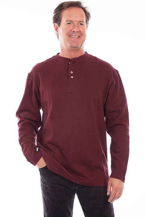 SCULLY: Men's Casual Knit Long sleeve Shirt