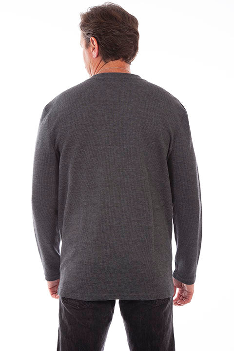 SCULLY: Men's Casual Knit Long sleeve Shirt