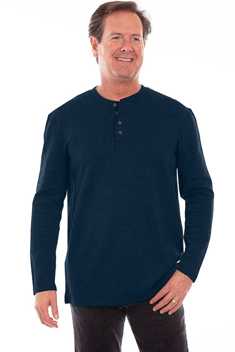 SCULLY: Men's Casual Knit Long sleeve Shirt