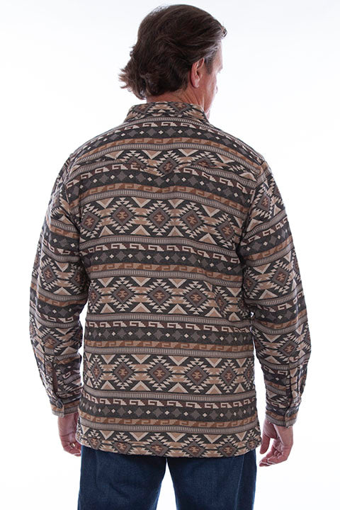 SCULLY: Men's Southwest Aztec Shacket