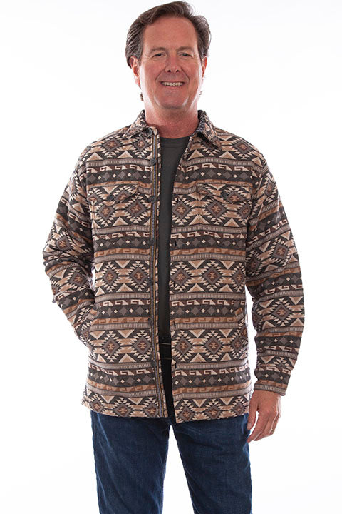 SCULLY: Men's Southwest Aztec Shacket