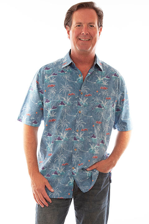 SCULLY: Men's Hawaiian Shirts (VARIETY)