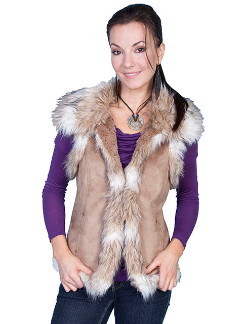 SCULLY: Women's Faux Fur Vest