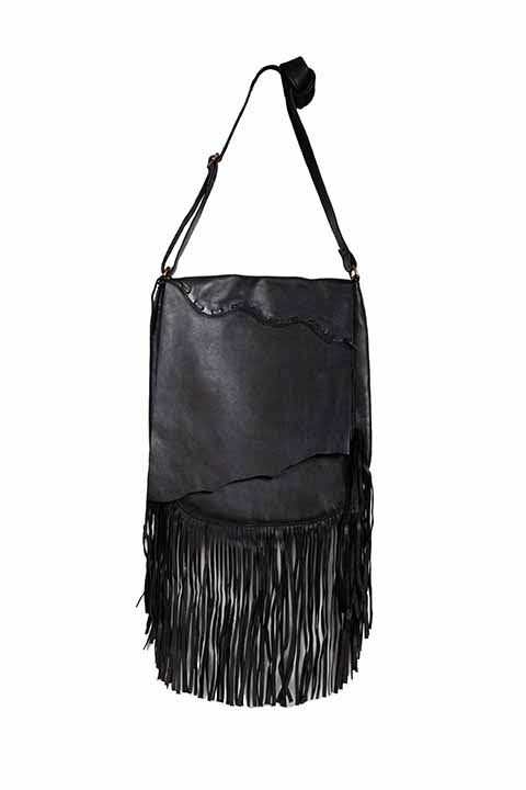 SCULLY: Natural Edges Leather Crossbody Purse