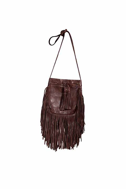 SCULLY: Crossbody Extra Long Fridge Purse with Tassel