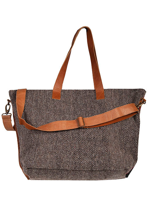 SCULLY: New Mexico Style Wool Tote Purse (with extra strap)