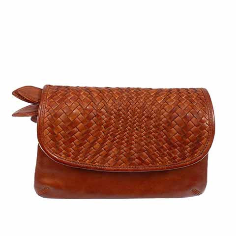 SCULLY: Woven Mini Cross Body Purse