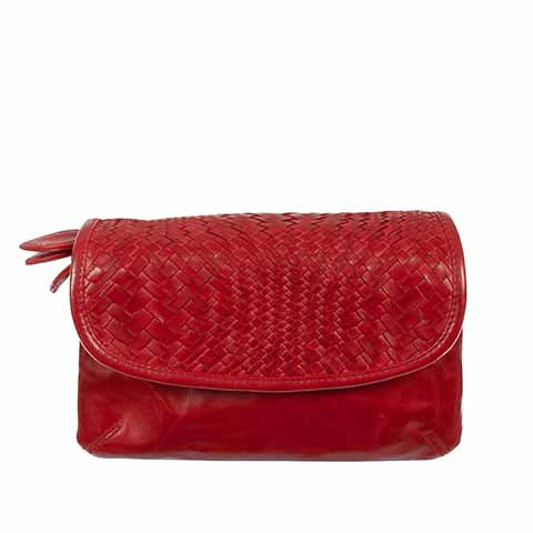 SCULLY: Woven Mini Cross Body Purse