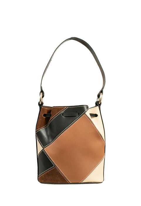 SCULLY: Natural Leather Patchwork Purse Collection (3 options)