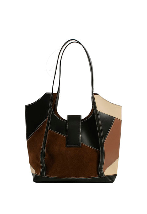 SCULLY: Natural Leather Patchwork Purse Collection (3 options)