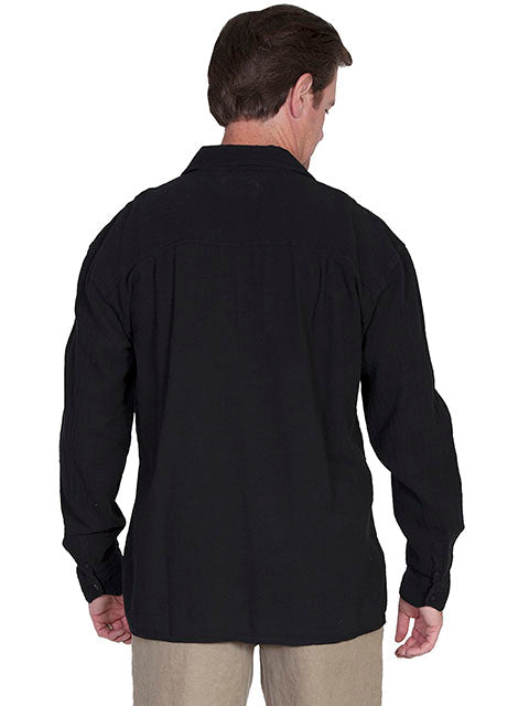 SCULLY: Men's Casual Collared Tunic Top