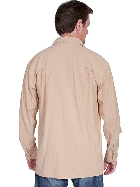 SCULLY: Men's Casual Collared Tunic Top