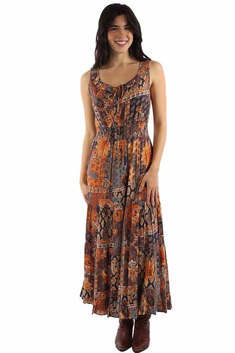 SCULLY: Women's Paisley Maxi Sun Dress