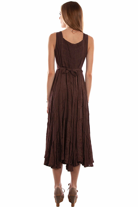 SCULLY: Women's Lace-Up Front Perfect Flowy Sun Dress (SO MANY COLORS)