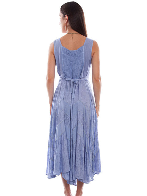 SCULLY: Women's Lace-Up Front Perfect Flowy Sun Dress (SO MANY COLORS)