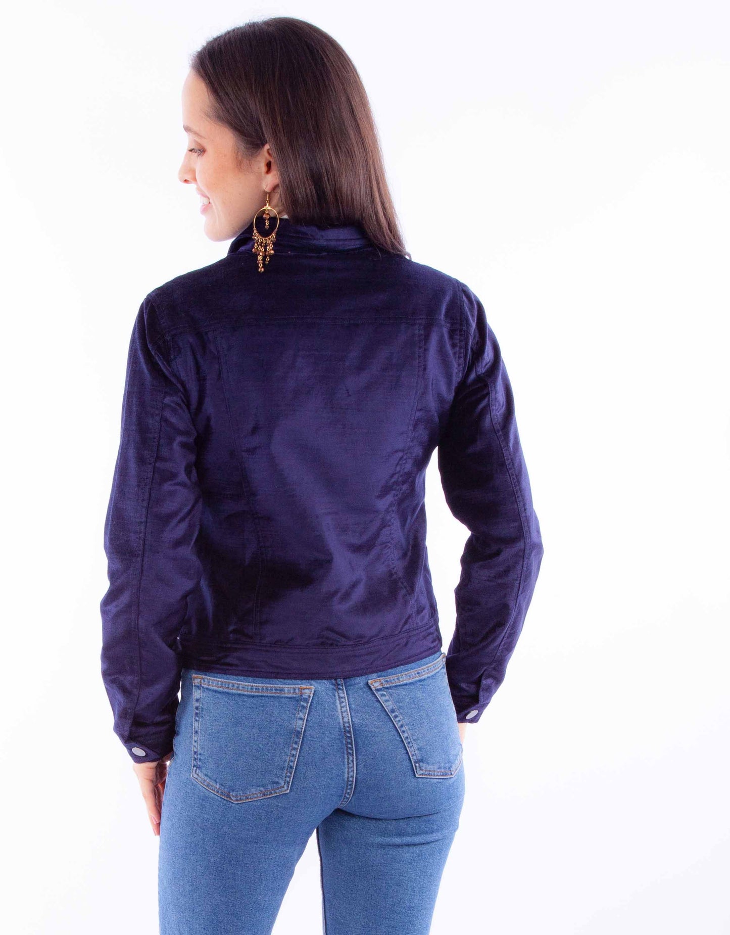 SCULLY VELVET JACKET W/EMB.