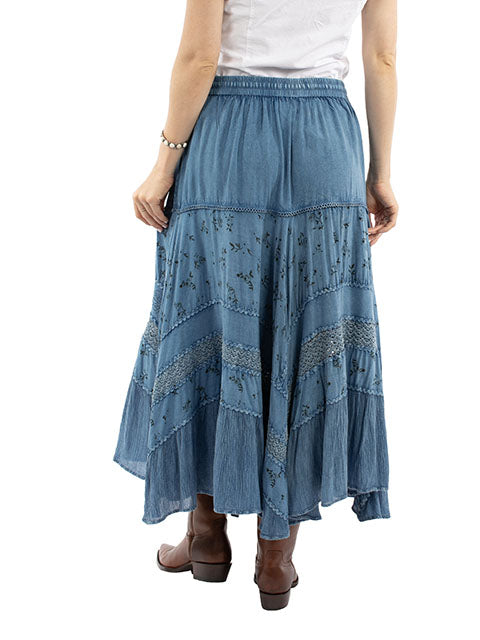 Scully- Floral and Lace Flow Skirt
