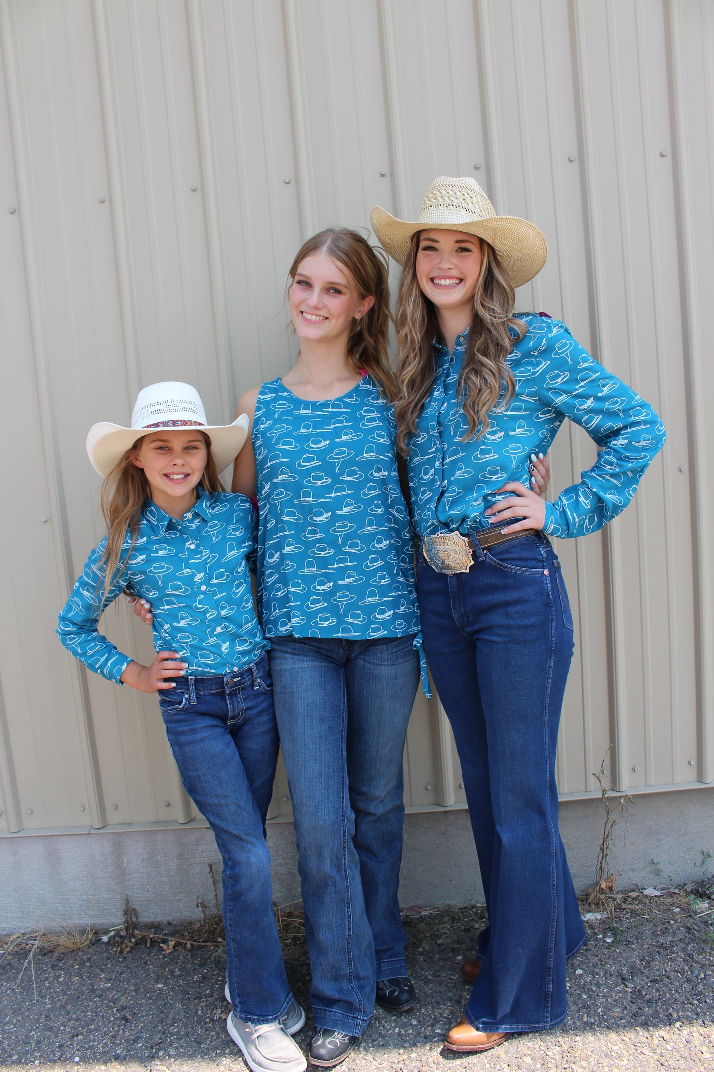 ROPER GIRLS WESTERN HAT SNAP SHIRT