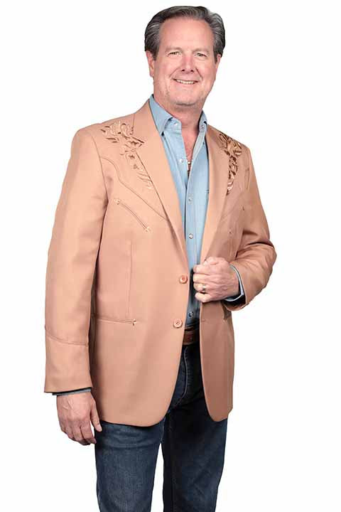 SCULLY- Men's Blazer With Rose Embroidery (SO MANY COLORS)