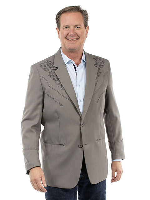 SCULLY- Men's Blazer With Rose Embroidery (SO MANY COLORS)