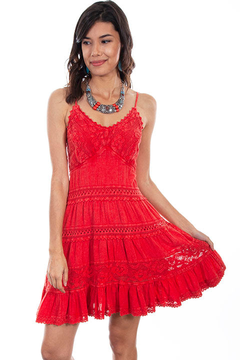 SCULLY- Women's Crochet and Lace Sun Dress