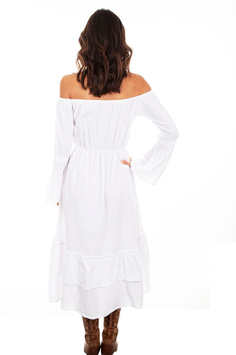 SCULLY-Womens Off-the-shoulder Summer Dress