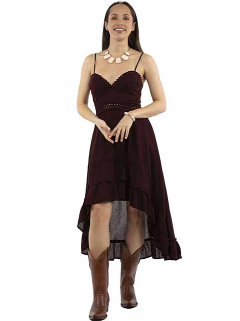 SCULLY- Women's High-Low Flowy Sun Dress