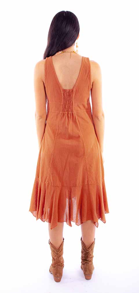 SCULLY- Women's Embroidered Ruffle Dancing Dress