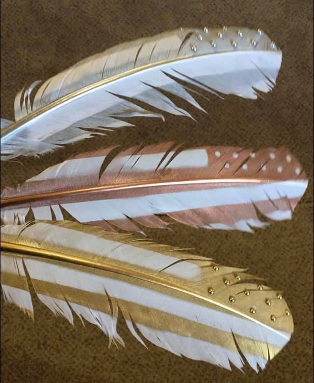 Flag Hat Feather